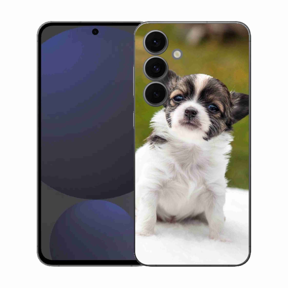 Gelový kryt mmCase na Samsung Galaxy S25 FE - čivava 4