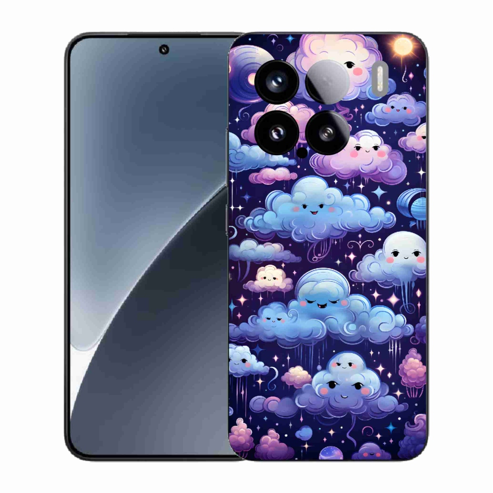 Gelový kryt mmCase na Xiaomi 15 - mráčky