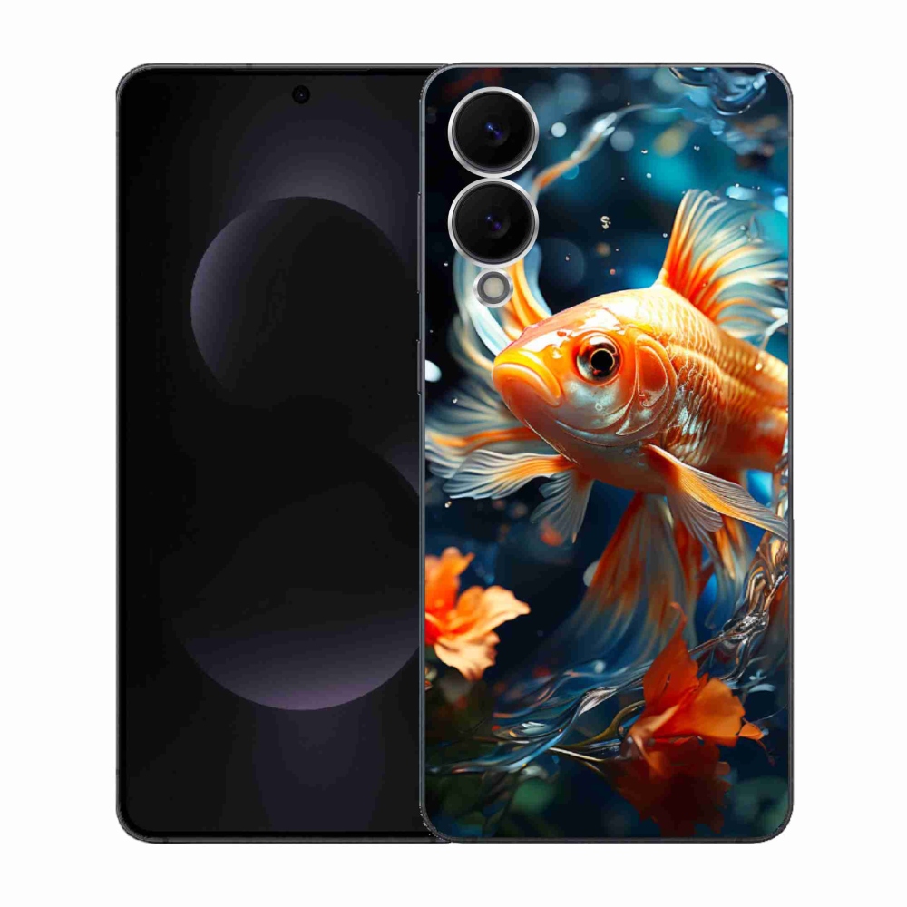 Gelový kryt mmCase na Samsung Galaxy S25 Edge - rybka