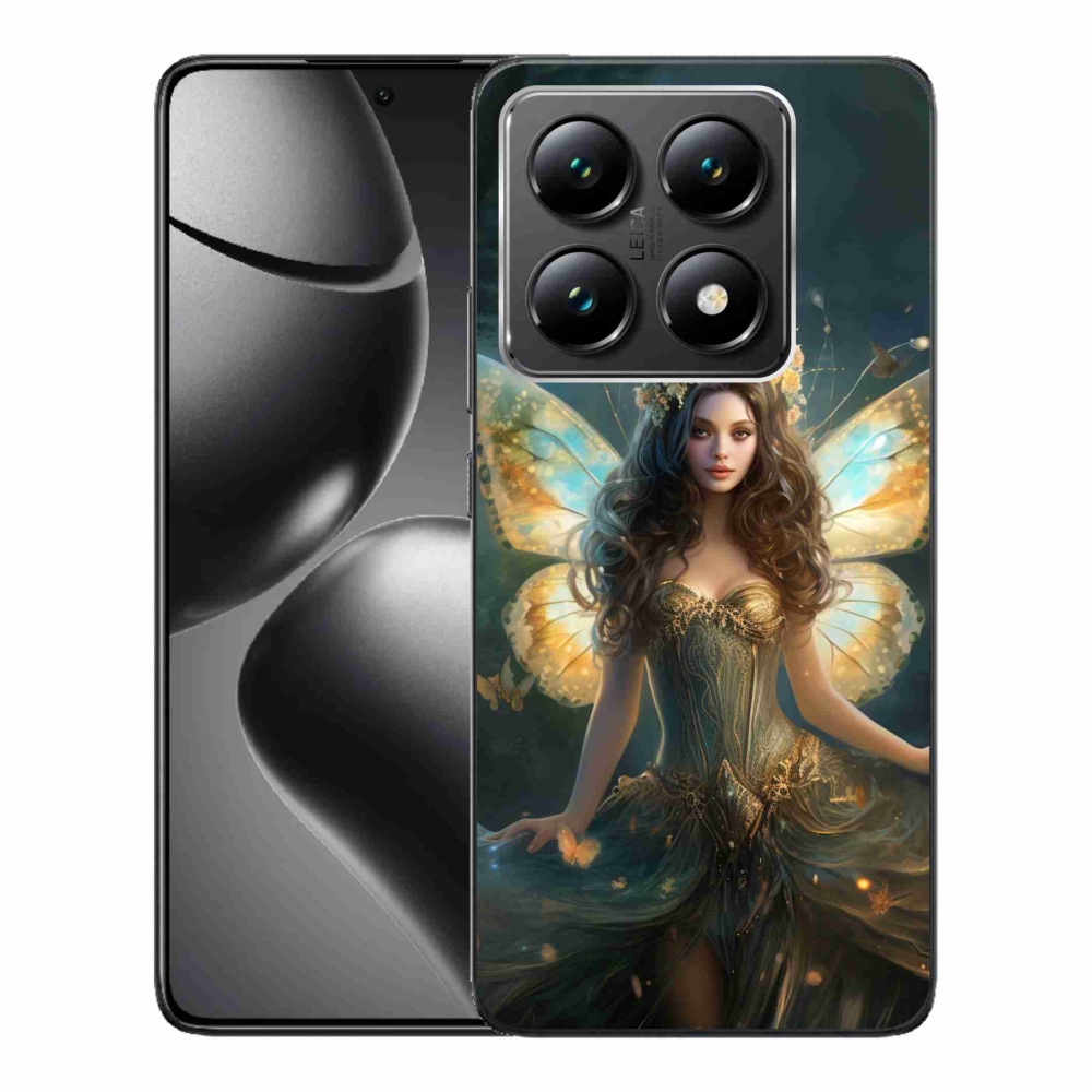 Gelový kryt mmCase na Xiaomi 14T - motýlí žena