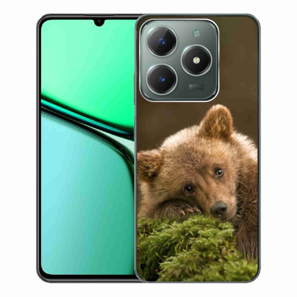 Gelový kryt mmCase na Realme C61 - medvěd