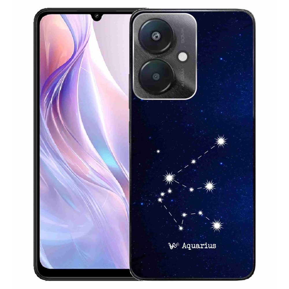 Gelový kryt mmCase na Xiaomi Redmi 13C 5G  - souhvězdí Vodnáře