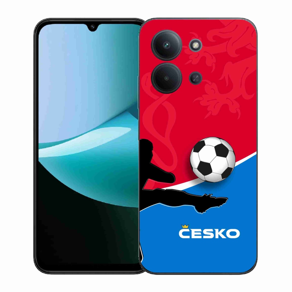 Gelový kryt mmCase na Xiaomi Redmi 15C 4G (171mm)/Poco C85 4G (171mm) - fotbal Česko 2