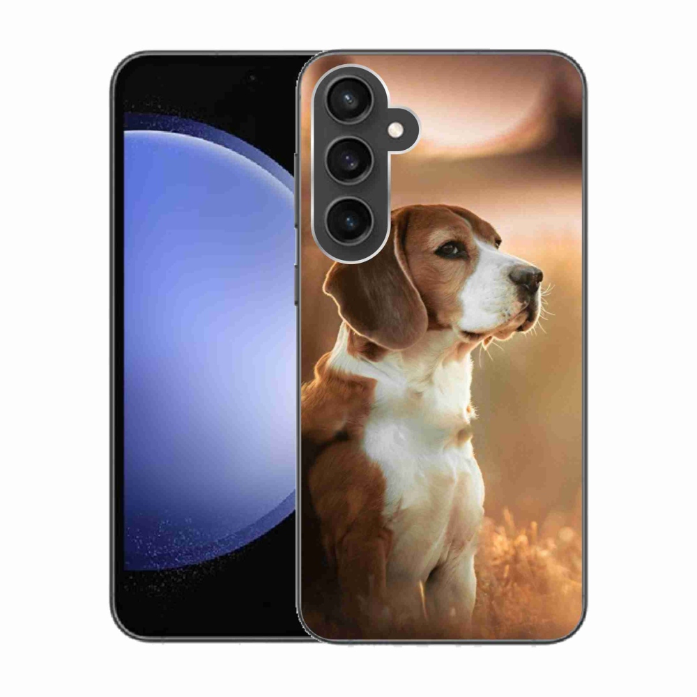 Gelový kryt mmCase na Samsung Galaxy S23 FE - bígl