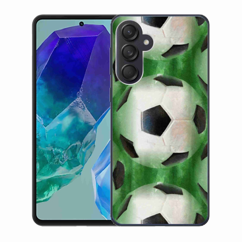 Gelový kryt mmCase na Samsung Galaxy M55 5G - fotbalový míč