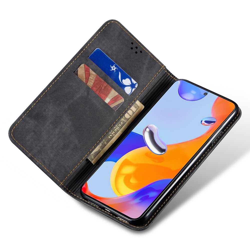 Jeanse knížkové pouzdro na Xiaomi 15 Ultra - černé