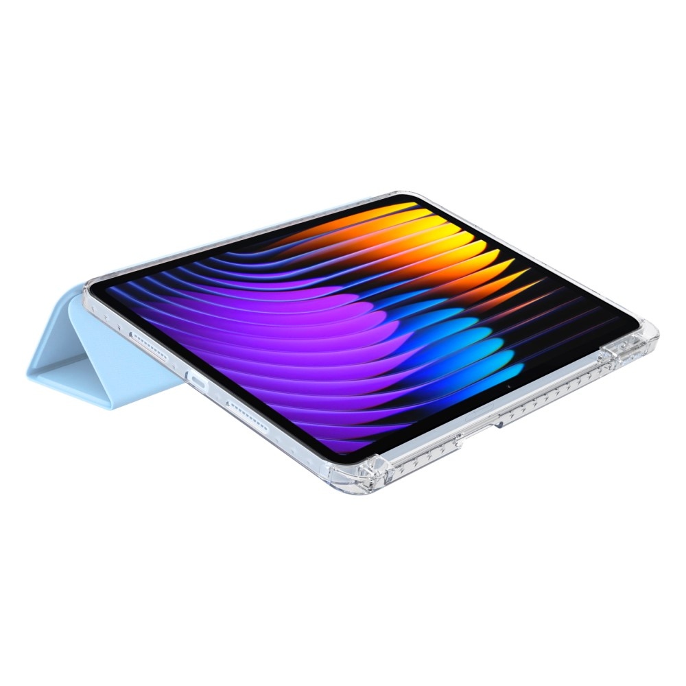 Origami chytré polohovací pouzdro na tablet Xiaomi Pad 7/7 Pro - světlemodré
