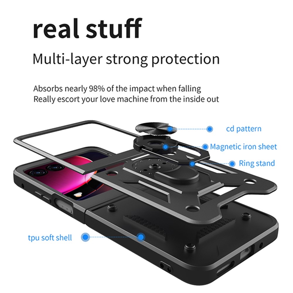 Slide odolný kryt na Motorola Razr 40 Ultra 5G - černý