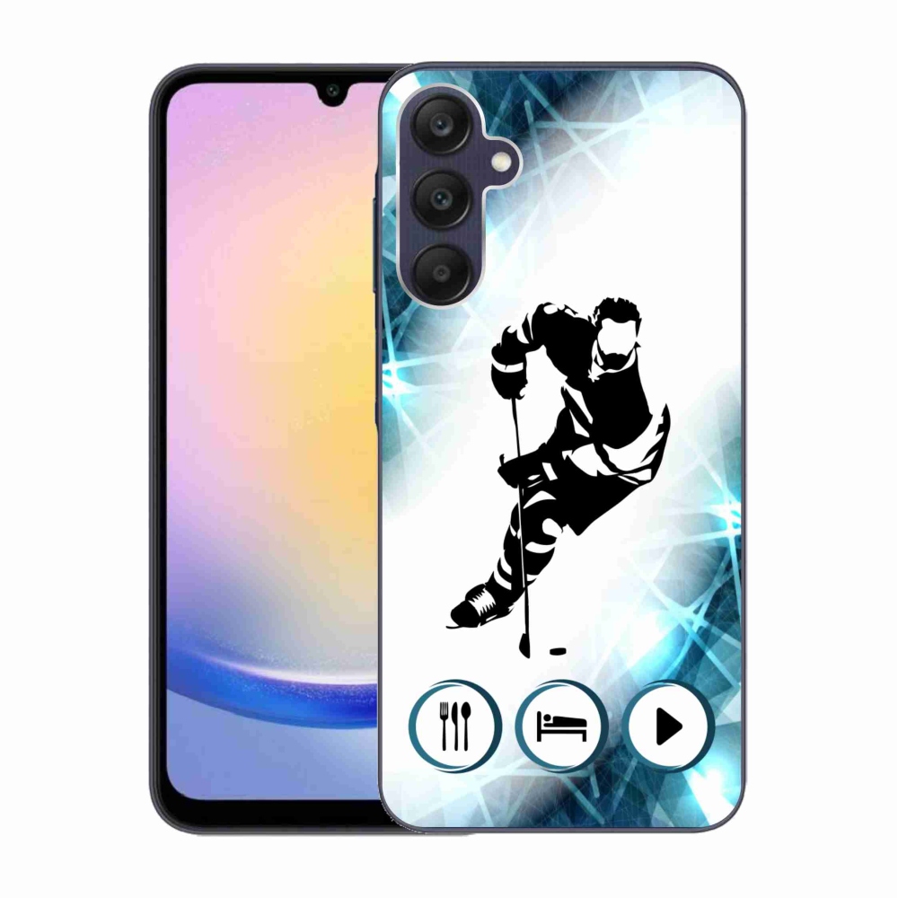 Gelový kryt mmCase na Samsung Galaxy A25 5G - hokej 1