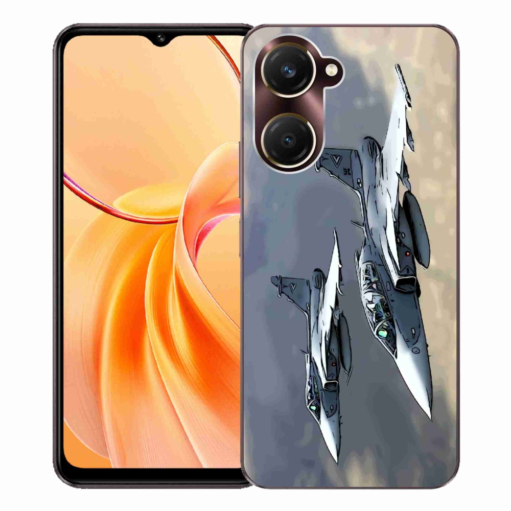 Gelový kryt mmCase na Vivo Y28s 5G - stíhačky