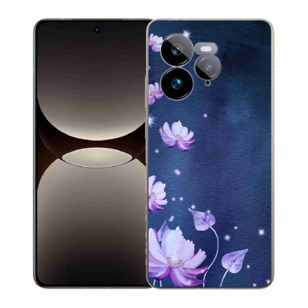 Gelový kryt mmCase na Realme GT 7 Pro 5G - padající květy