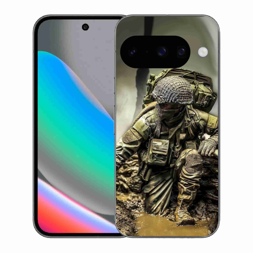 Gelový kryt mmCase na Google Pixel 10 - voják