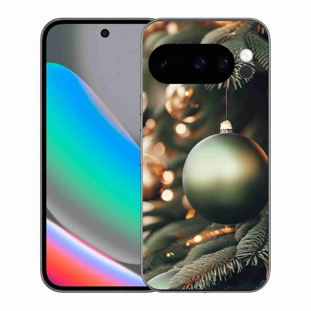 Gelový kryt mmCase na Google Pixel 10 Pro - vánoční ozdoby 1