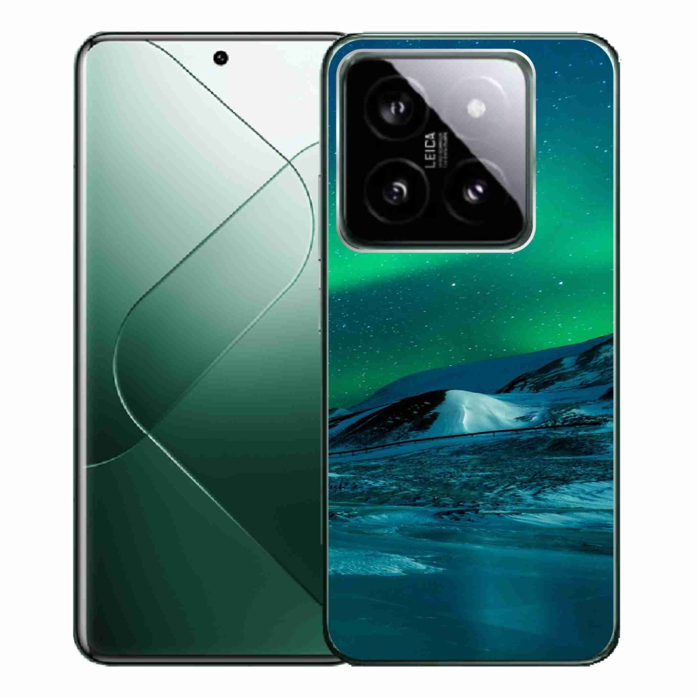 Gelový kryt mmCase na Xiaomi 14 Pro - polární záře