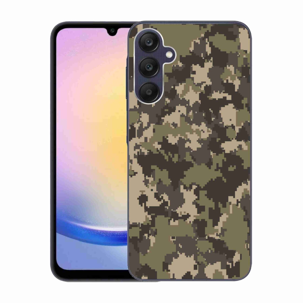 Gelový kryt mmCase na Samsung Galaxy A25 5G - maskáčový vzor 12