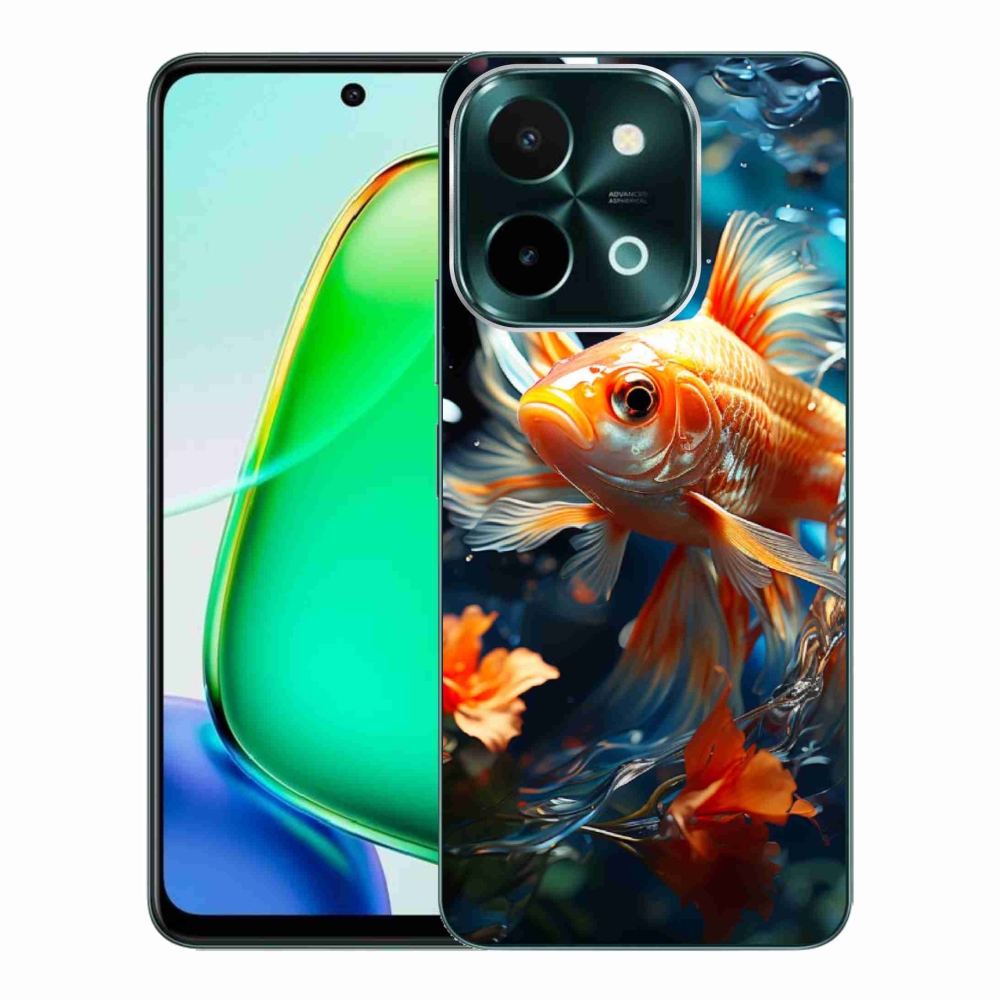 Gelový kryt mmCase na Vivo Y28 - rybka