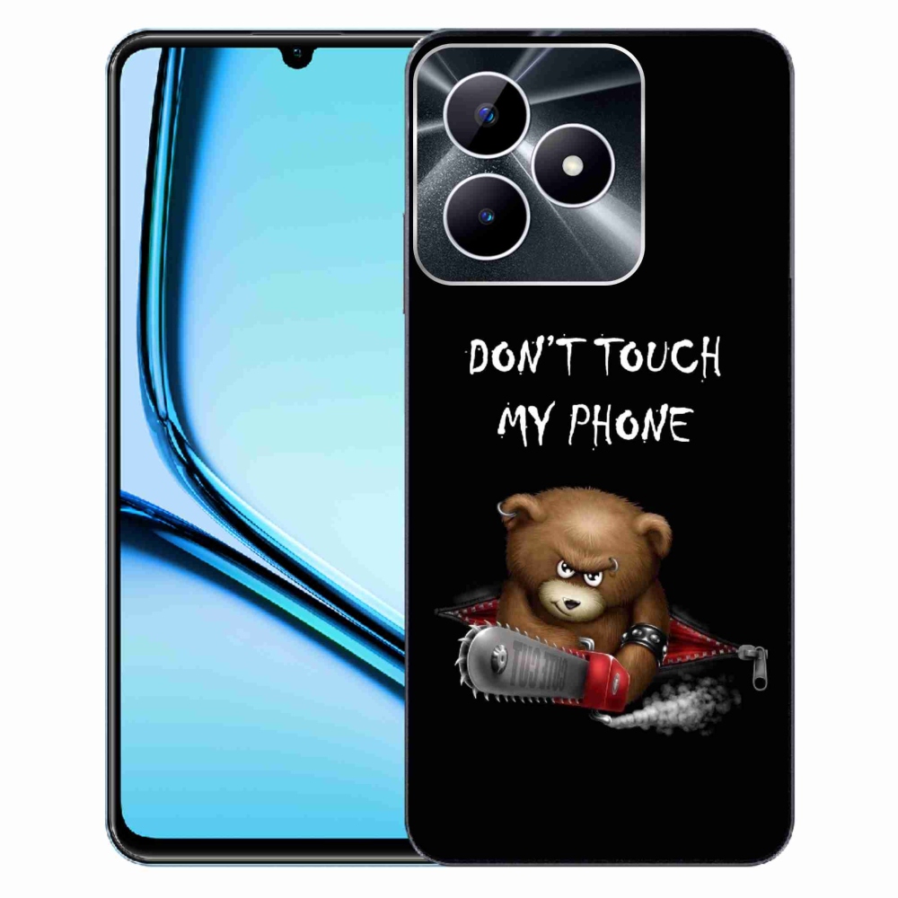 Gelový kryt mmCase na Realme Note 50 - nesahej na telefon