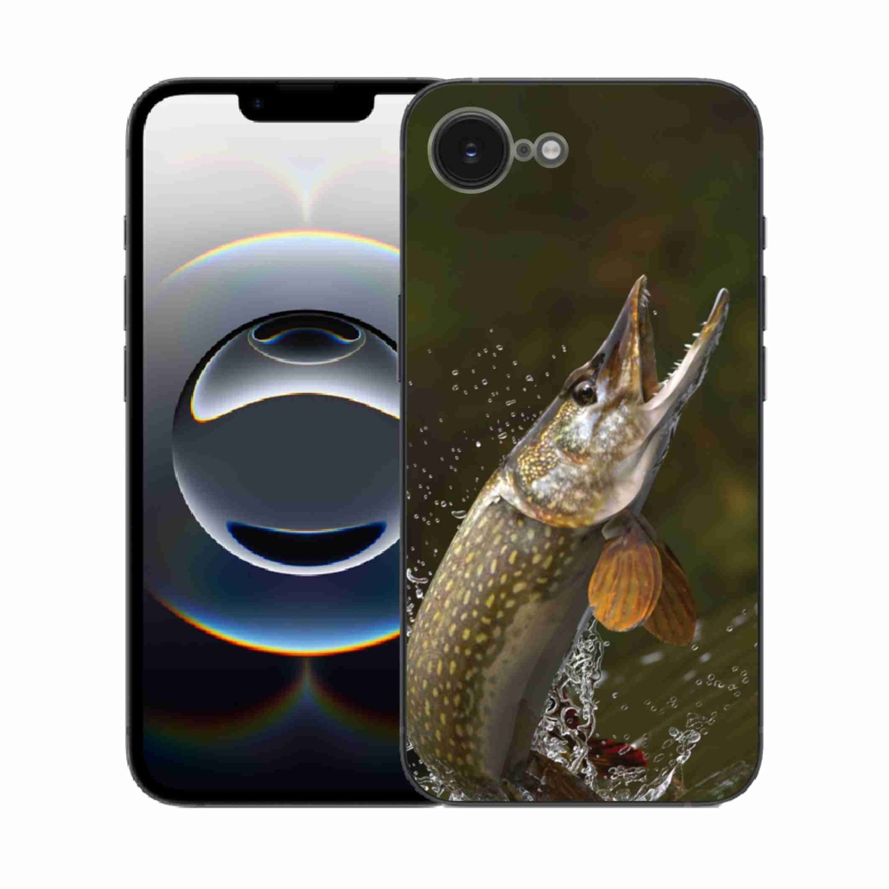 Gelový kryt mmCase na iPhone 16e - štika