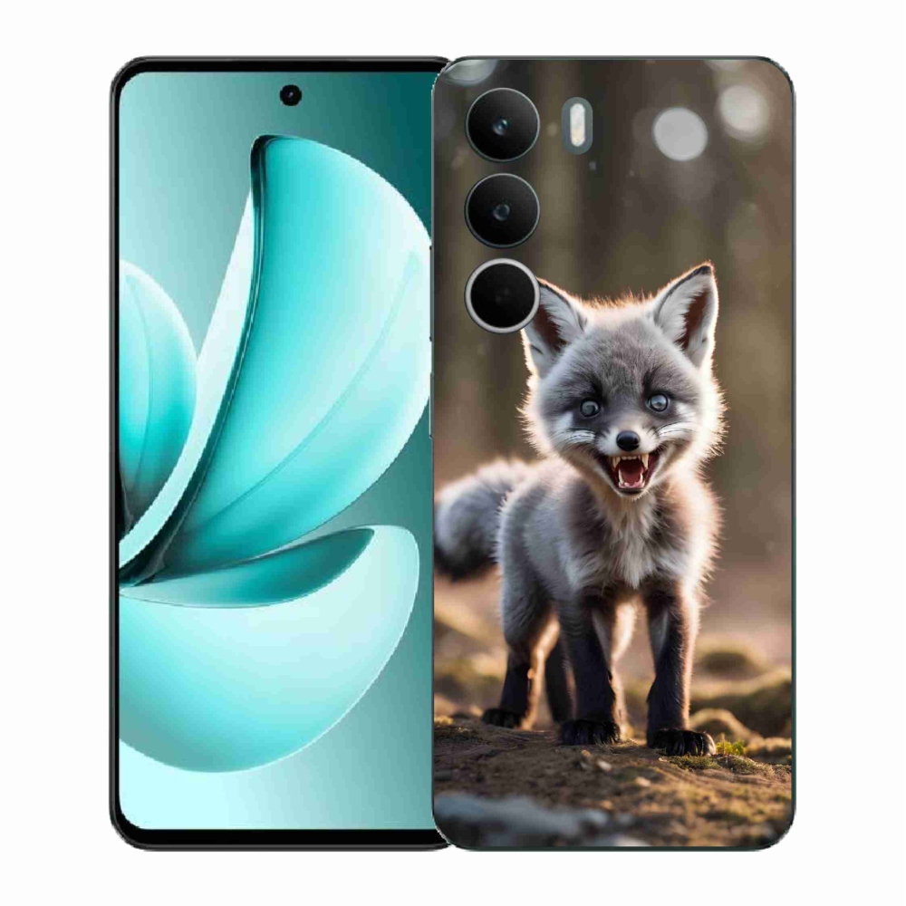 Gelový kryt mmCase na Realme C71 - rozzuřená liška