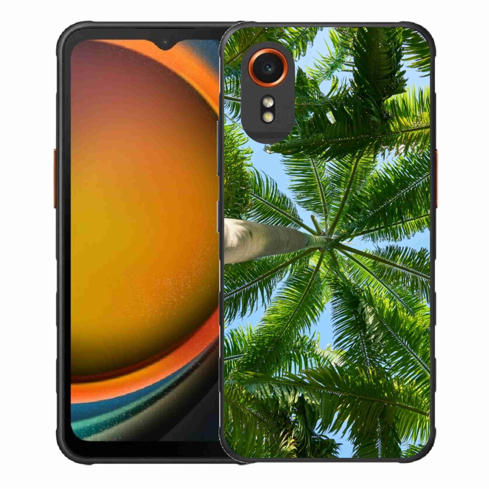 Gelový kryt mmCase na Samsung Galaxy Xcover 7 - palmy