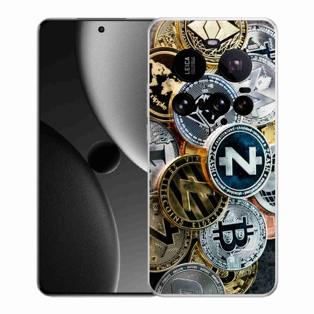 Gelový kryt mmCase na Xiaomi 15 Ultra - kryptoměny