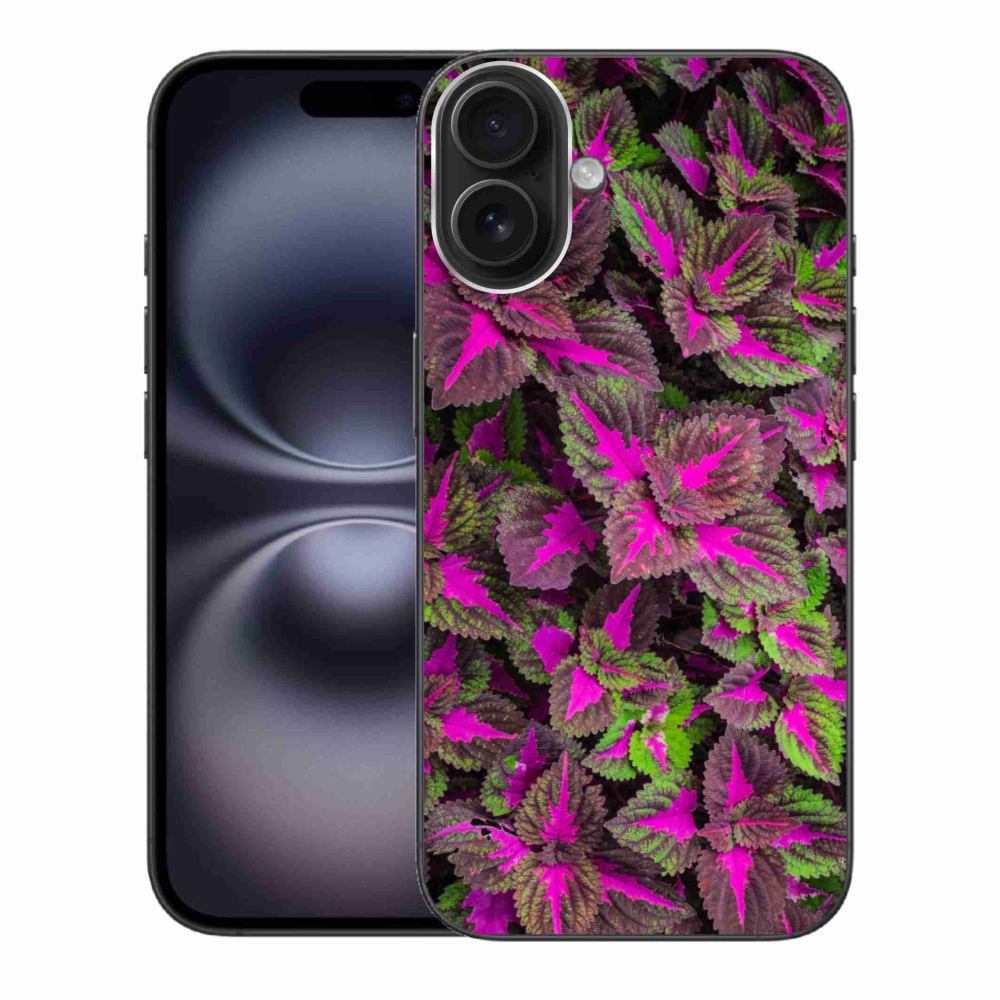 Gelový kryt mmCase na iPhone 16 Plus - květiny 10