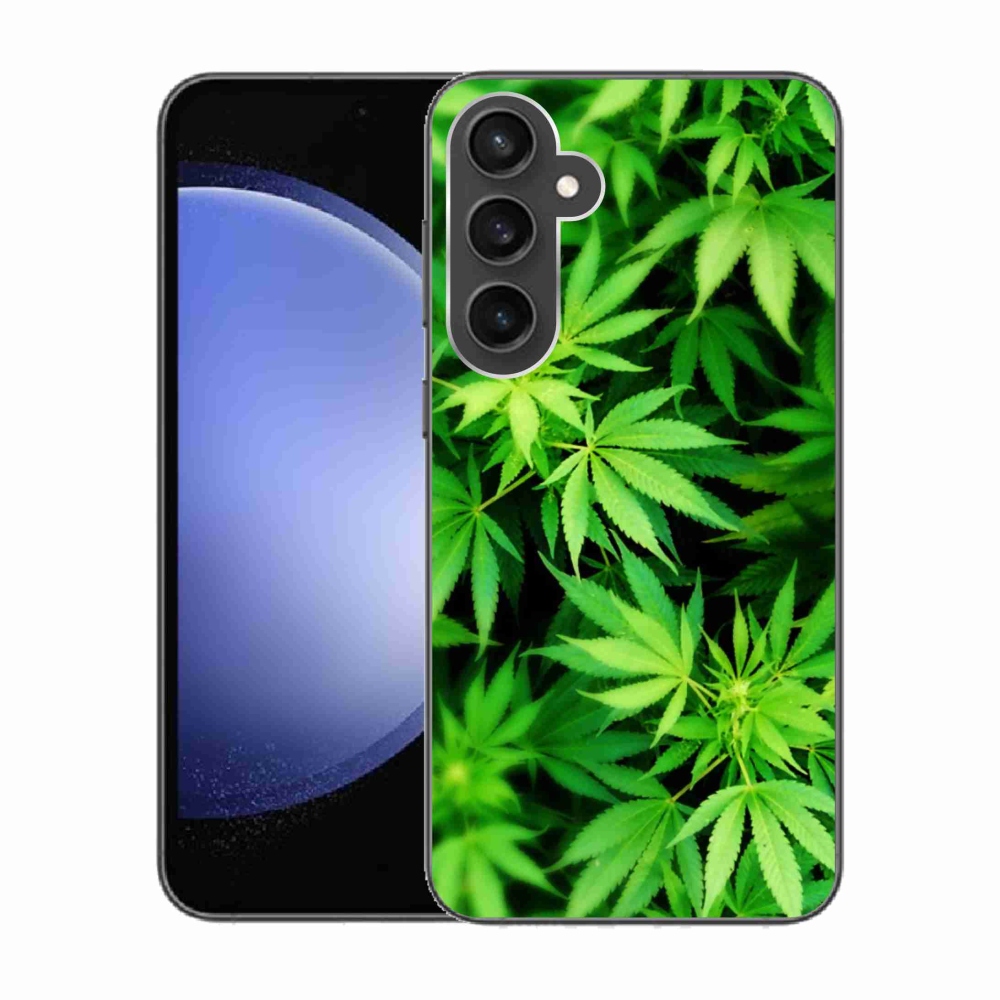 Gelový kryt mmCase na Samsung Galaxy S23 FE - konopí 3