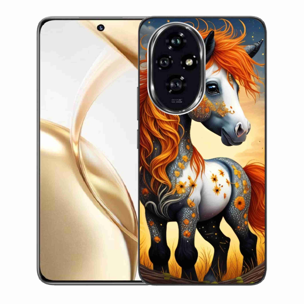 Gelový kryt mmCase na Honor 200 5G - barevný poník