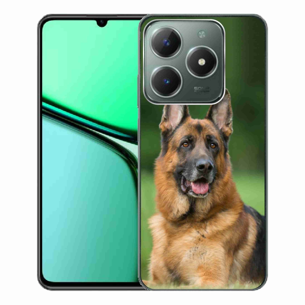 Gelový kryt mmCase na Realme C61 - německý ovčák