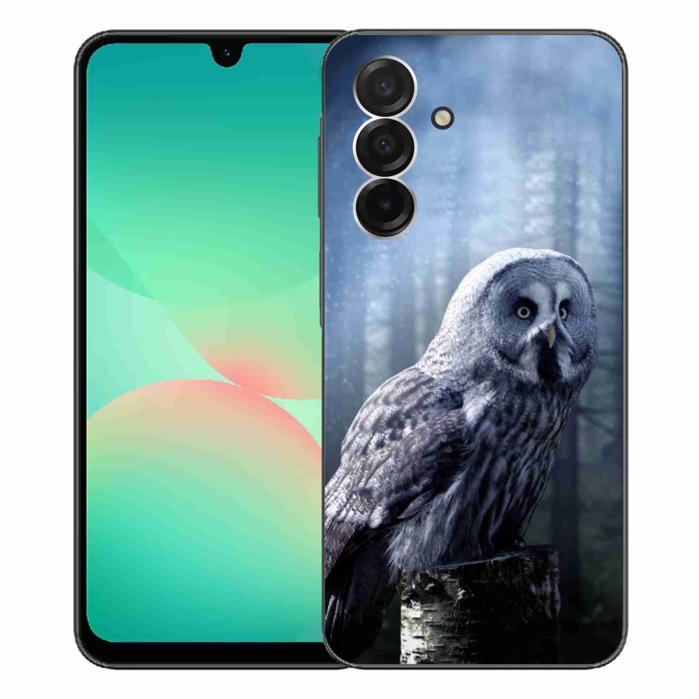 Gelový kryt mmCase na Samsung Galaxy A26 5G - sova