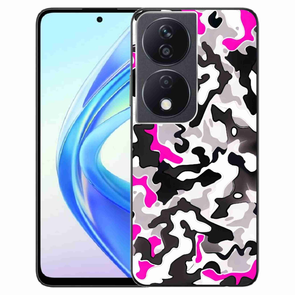 Gelový kryt mmCase na Honor X7b/Honor 90 Smart - maskáčový vzor 5