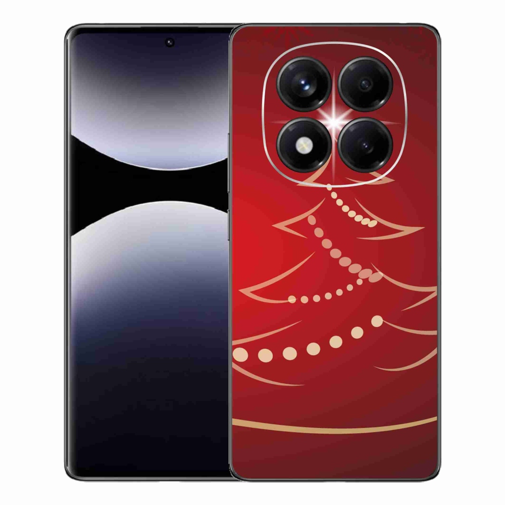 Gelový kryt mmCase na Xiaomi Redmi Note 14 Pro - kreslený vánoční stromek