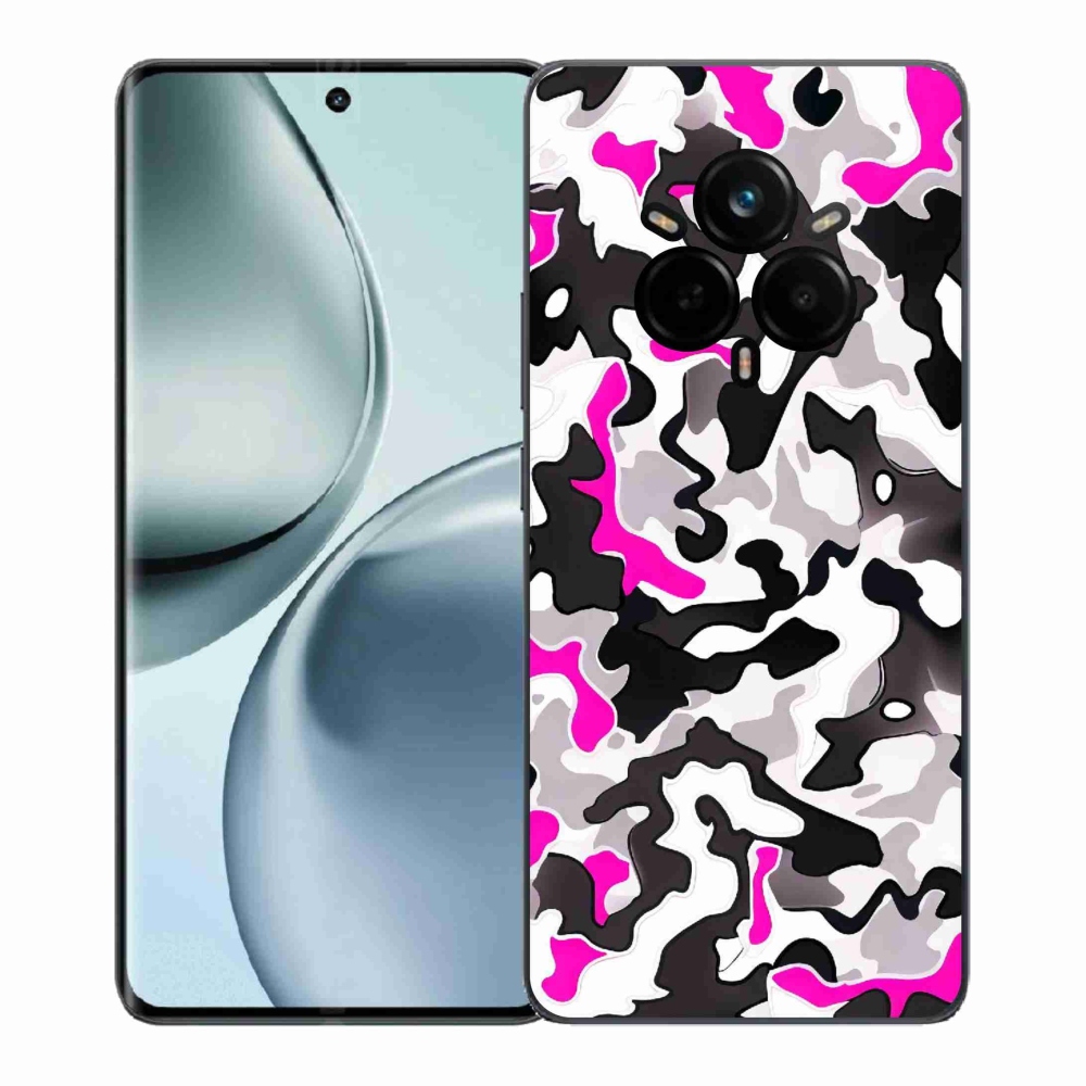 Gelový kryt mmCase na Realme 14 Pro+ 5G - maskáčový vzor 5