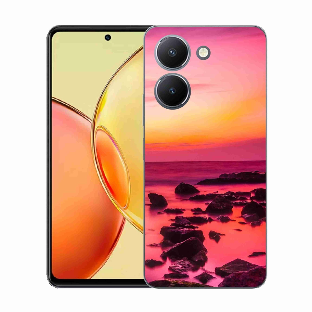 Gelový kryt mmCase na Vivo Y36 - moře a záře