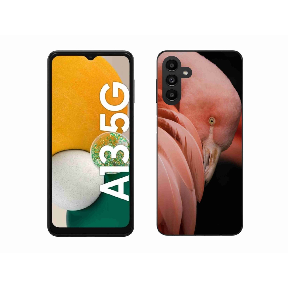 Gelový kryt mmCase na Samsung Galaxy A13 5G - plameňák 3