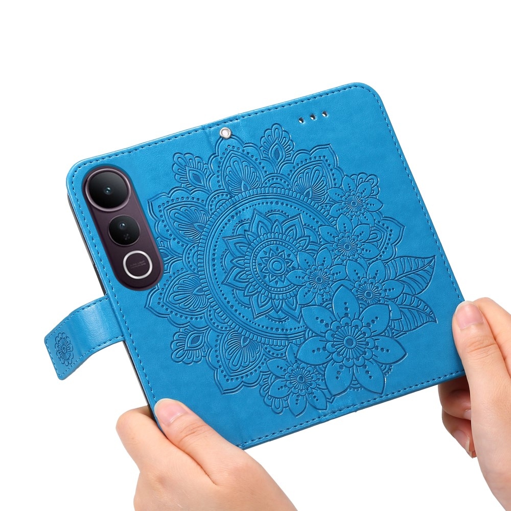 Mandala knížkové pouzdro na Vivo V50 Lite 4G/5G - modré