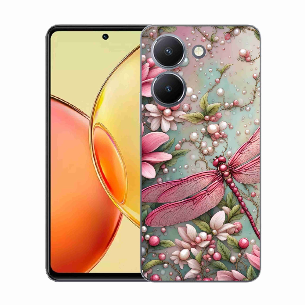 Gelový kryt mmCase na Vivo Y36 - vážka