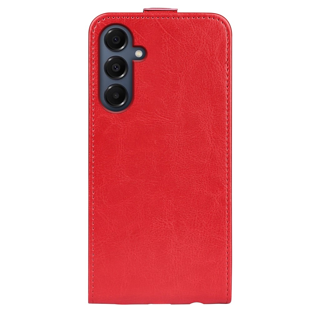 Vertical knížkové pouzdro na Samsung Galaxy A17 5G - červené