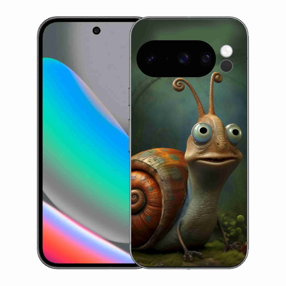 Gelový kryt mmCase na Google Pixel 10 Pro - šnek