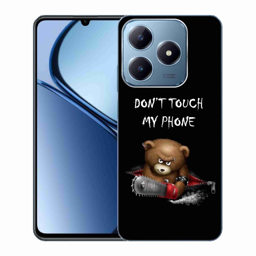 Gelový kryt mmCase na Realme C63 - nesahej na telefon