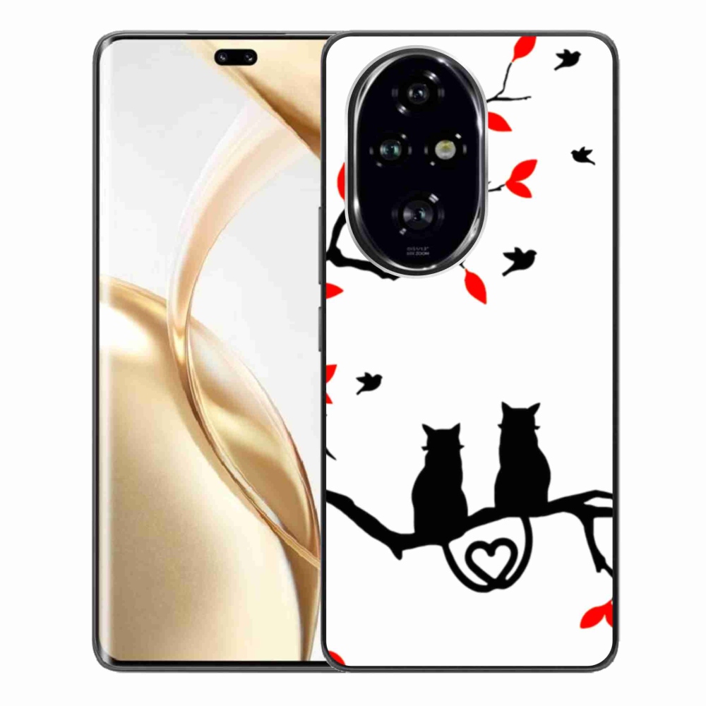 Gelový kryt mmCase na Honor 200 Pro 5G - kočičí láska