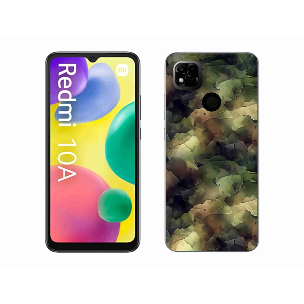 Gelový kryt mmCase na Xiaomi Redmi 10A - maskáčový vzor 10