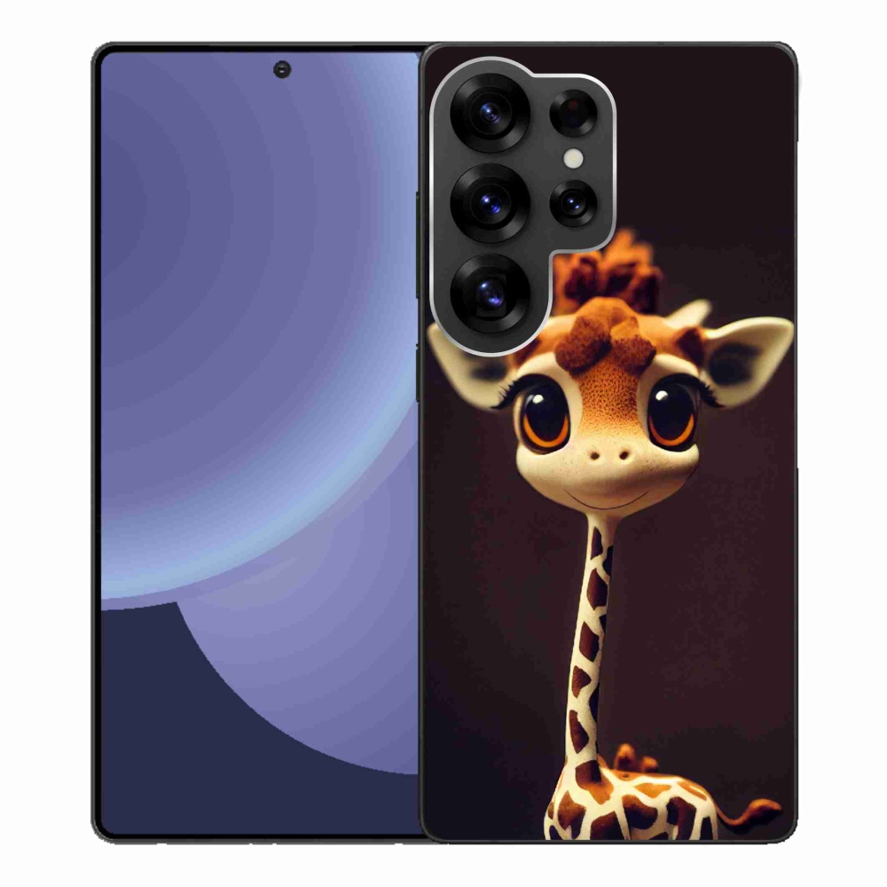 Gelový kryt mmCase na Samsung Galaxy S25 Ultra - malá žirafa