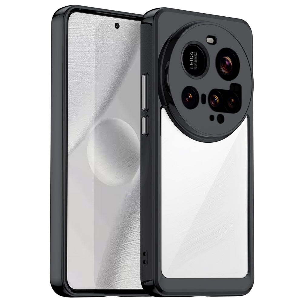 Gelový obal s pevnými zády na Xiaomi 15 Ultra - černý