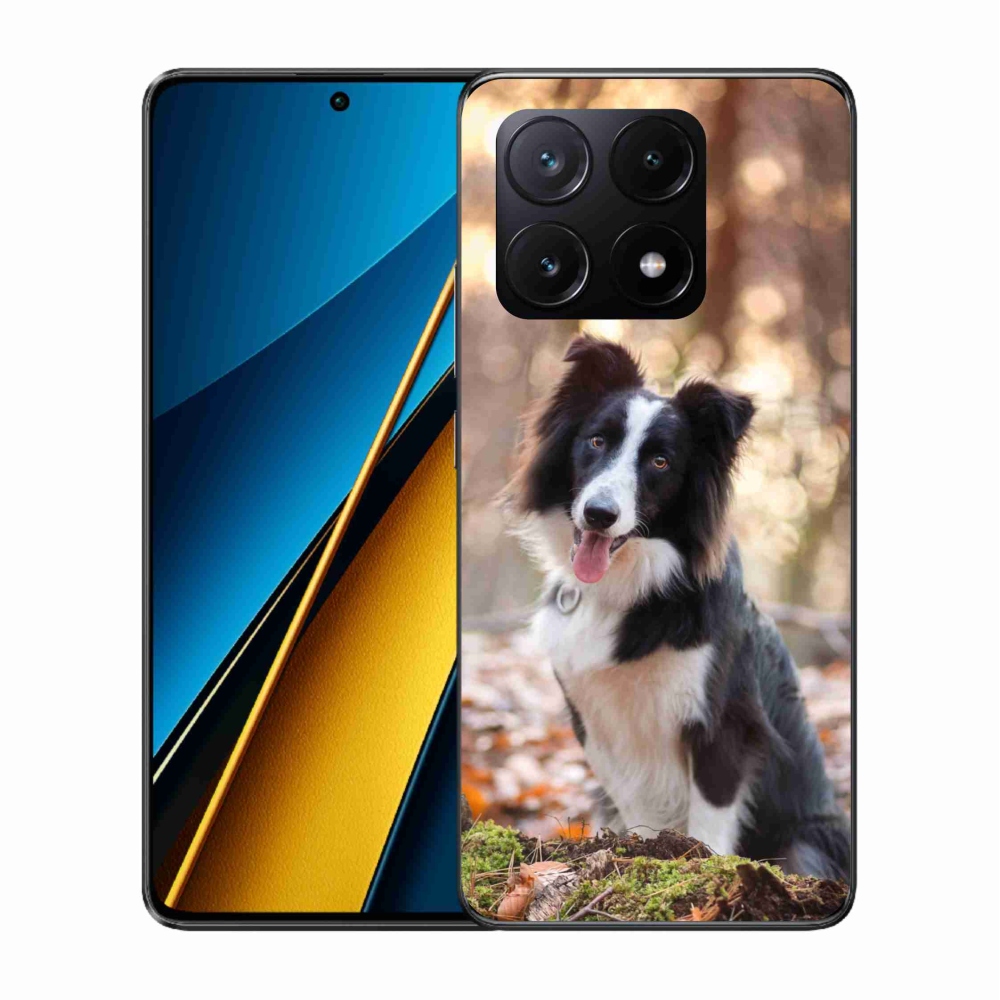Gelový obal mmCase na Xiaomi Poco X6 Pro 5G - border kolie 1