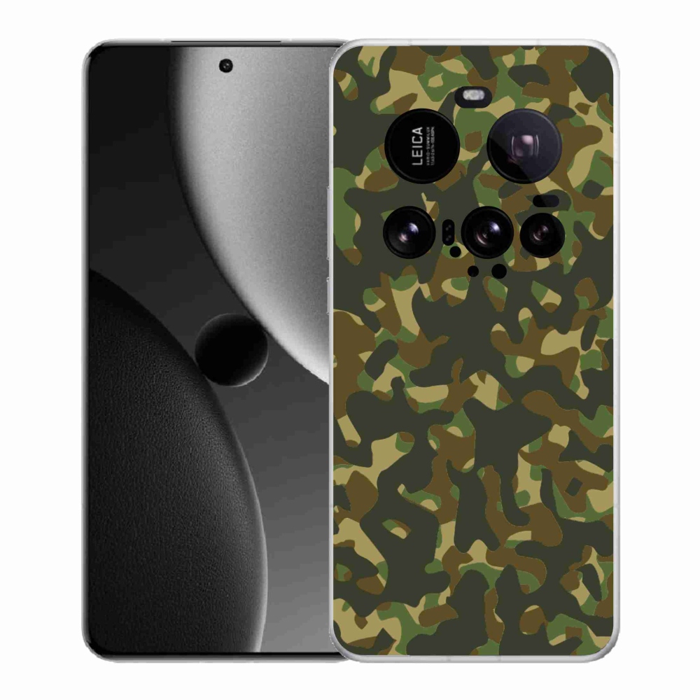 Gelový kryt mmCase na Xiaomi 15 Ultra - maskáčový vzor 1