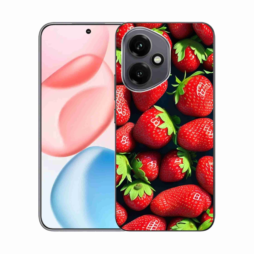 Gelový kryt mmCase na Honor 400 - jahody