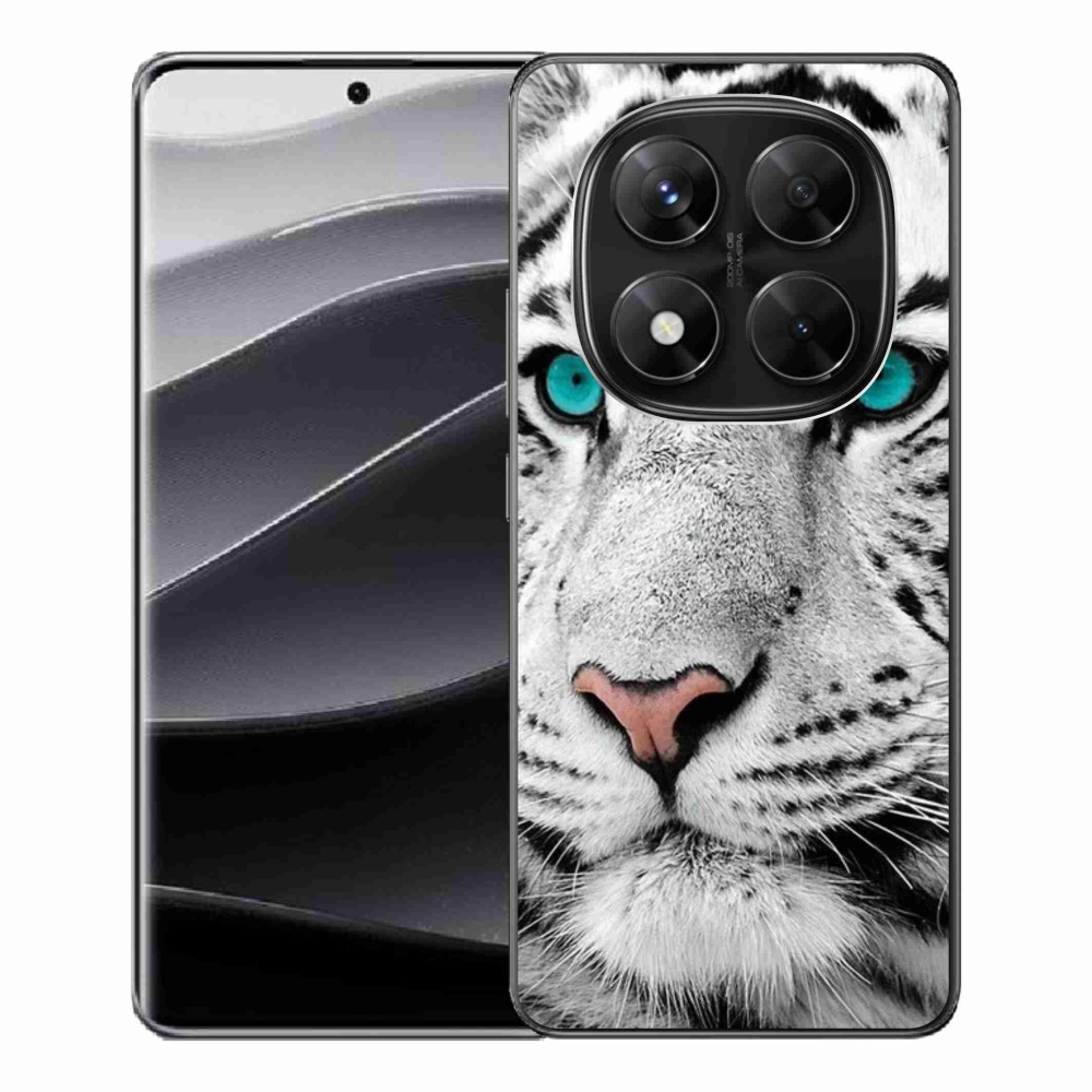 Gelový kryt mmCase na Xiaomi Redmi Note 14 Pro 5G/Poco X7 5G - bílý tygr