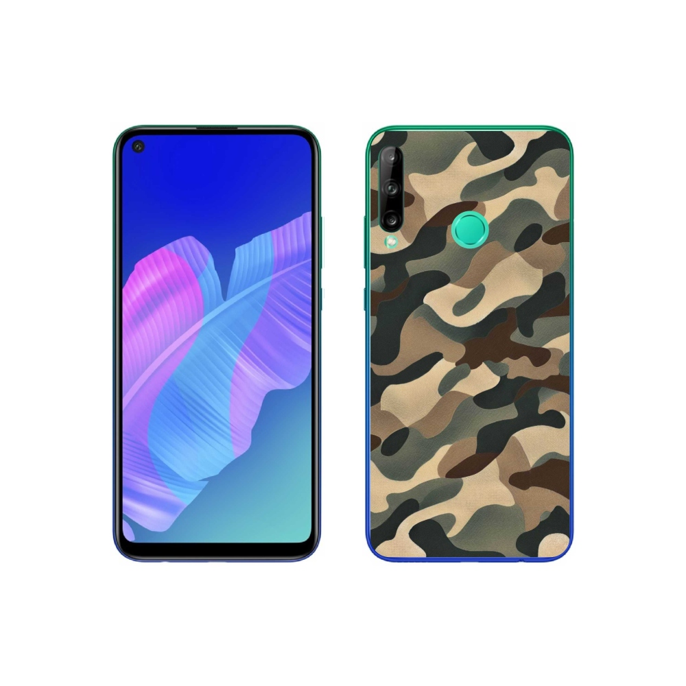 Gelový kryt mmCase na Huawei P40 Lite E - maskáčový vzor 11