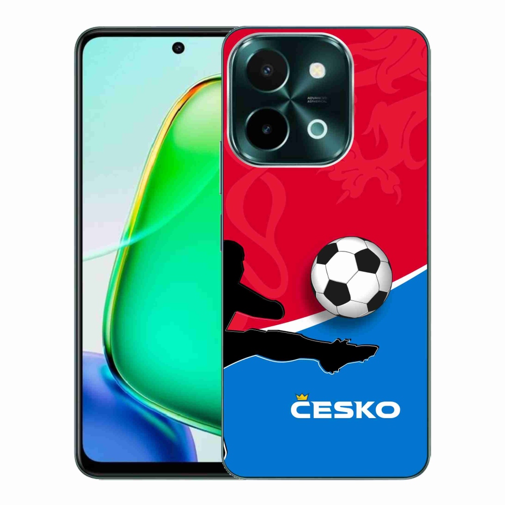 Gelový kryt mmCase na Vivo Y28 - fotbal Česko 2